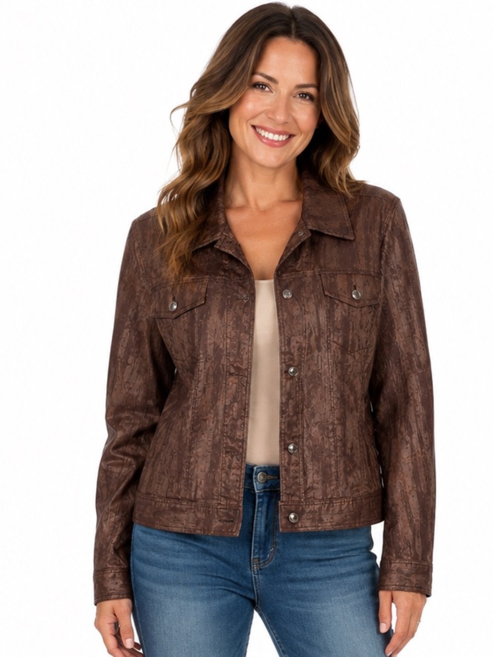 Kye Designer Brand Jacket size XL Swarovski Crystal Buttons